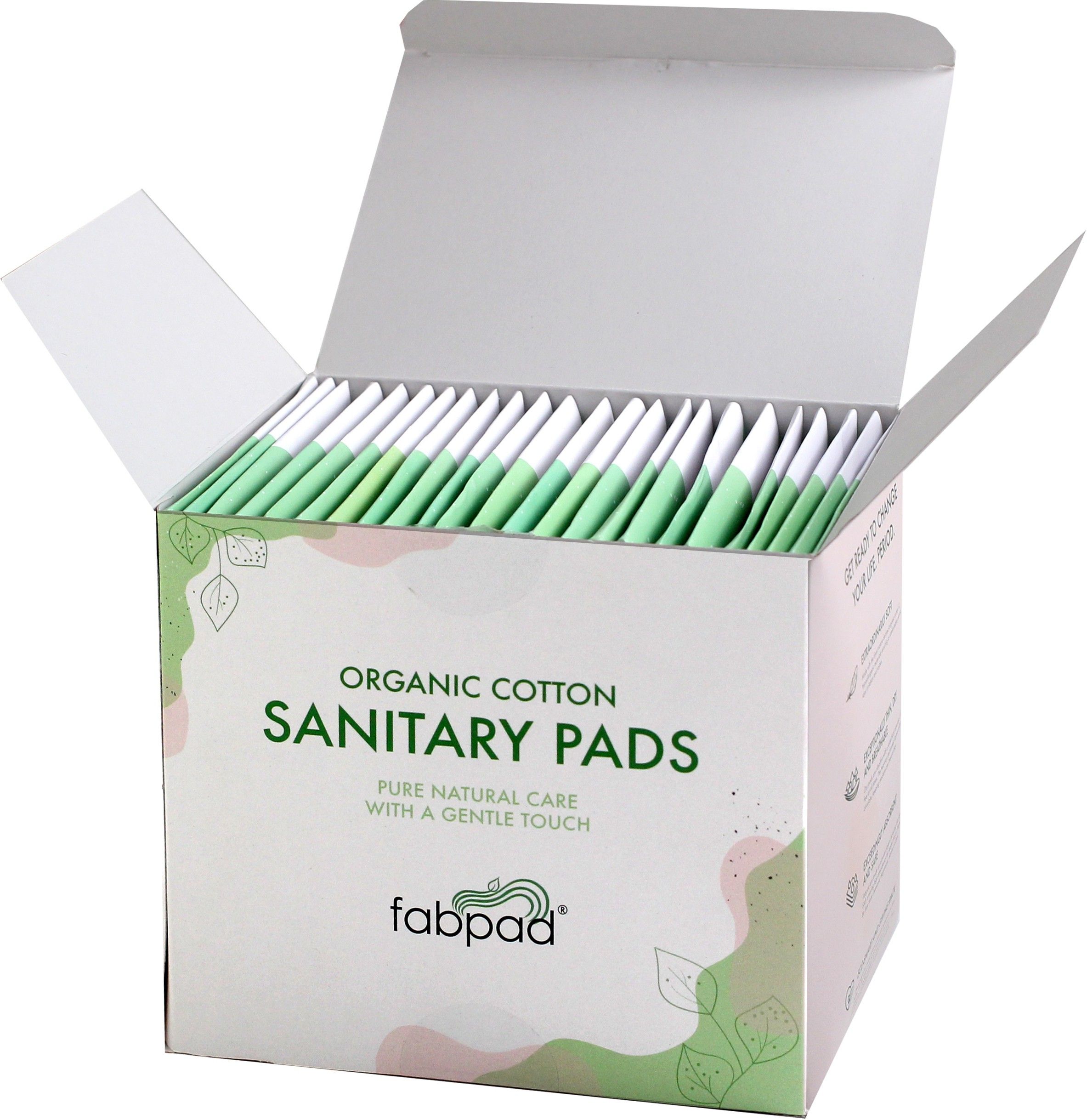 Organic Cotton Ultra Thin Rash Free Biodegradable Eco-Friendly Sanitary Pads Period Napkins with Disposable Cover (Medium Flow, Pack of 24) Sanitary Pad-image-17