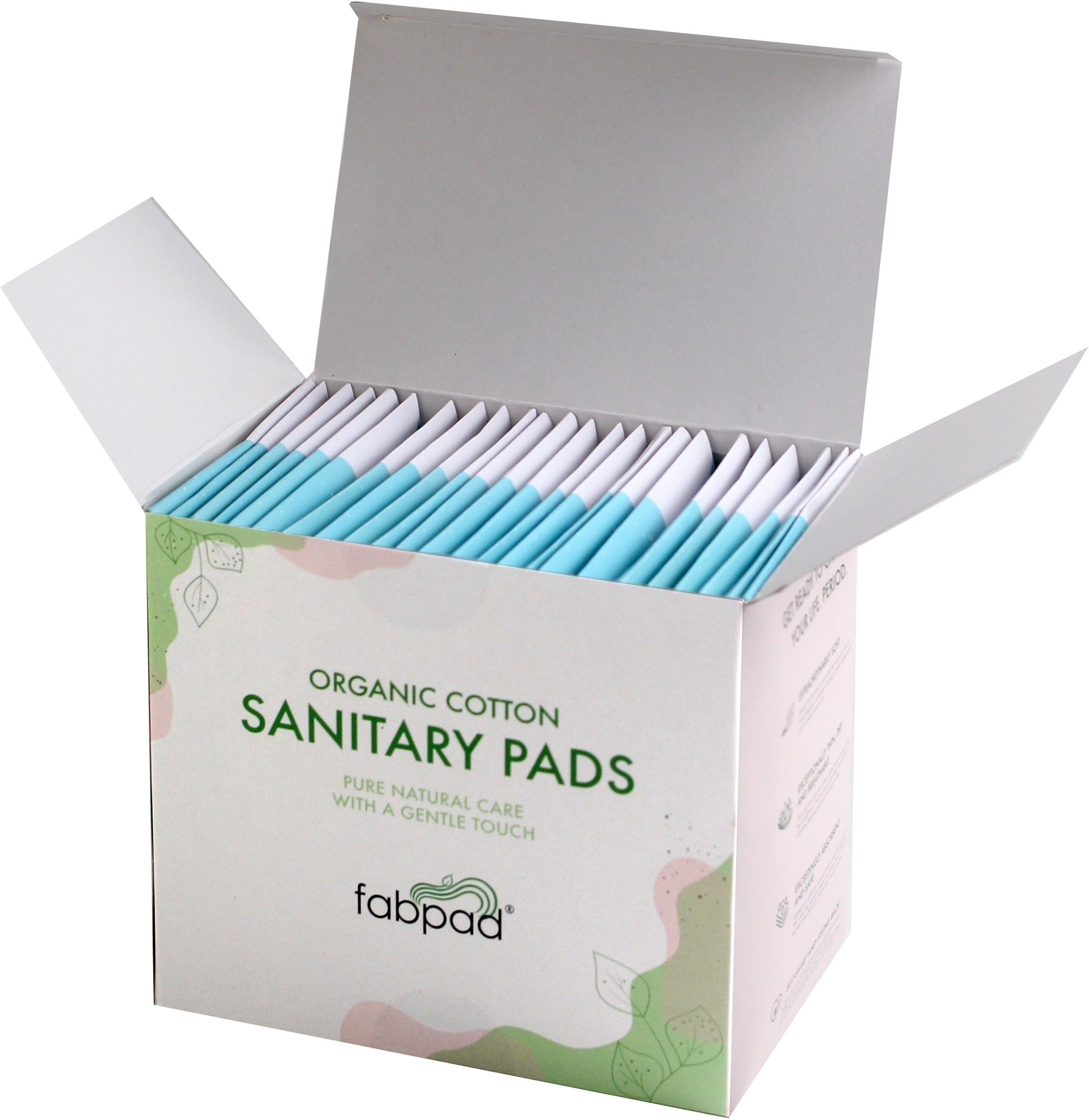 Organic Cotton Ultra Thin Rash Free Biodegradable Eco-Friendly Sanitary Pads Period Napkins with Disposable Cover (Light Flow, Pack of 24) Sanitary Pad-image-18