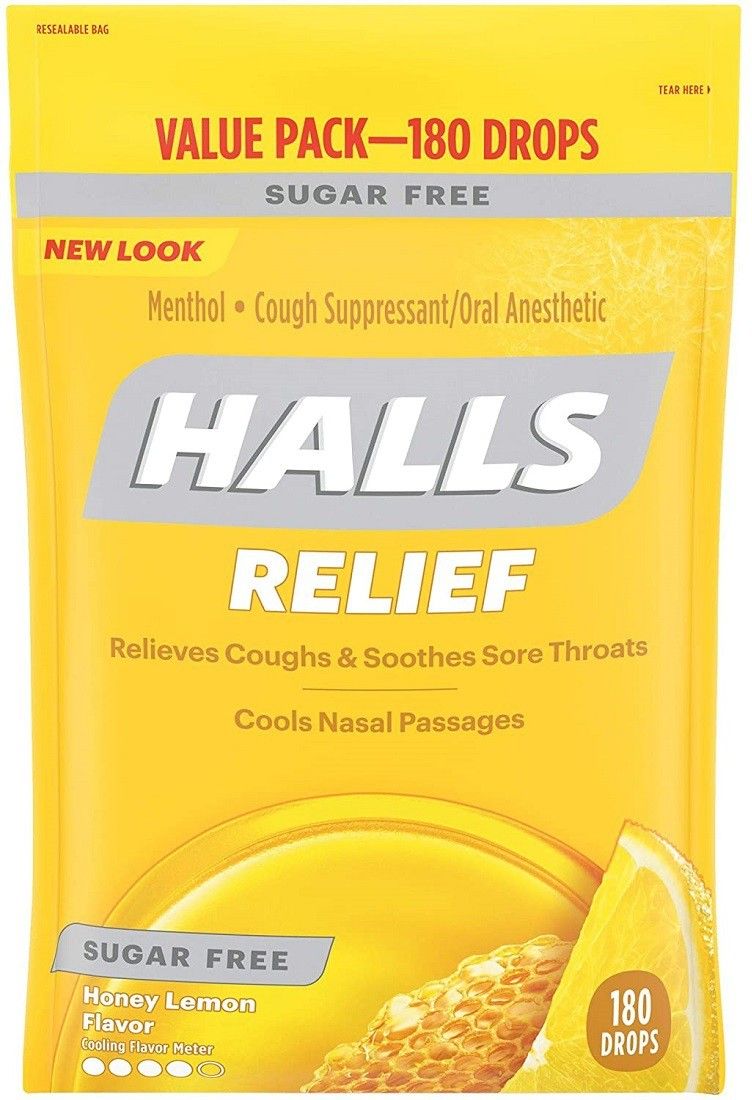 HALLS Mentho-Lyptus - Sugar Free Drops - 180 ct. Vaporizer-image-47