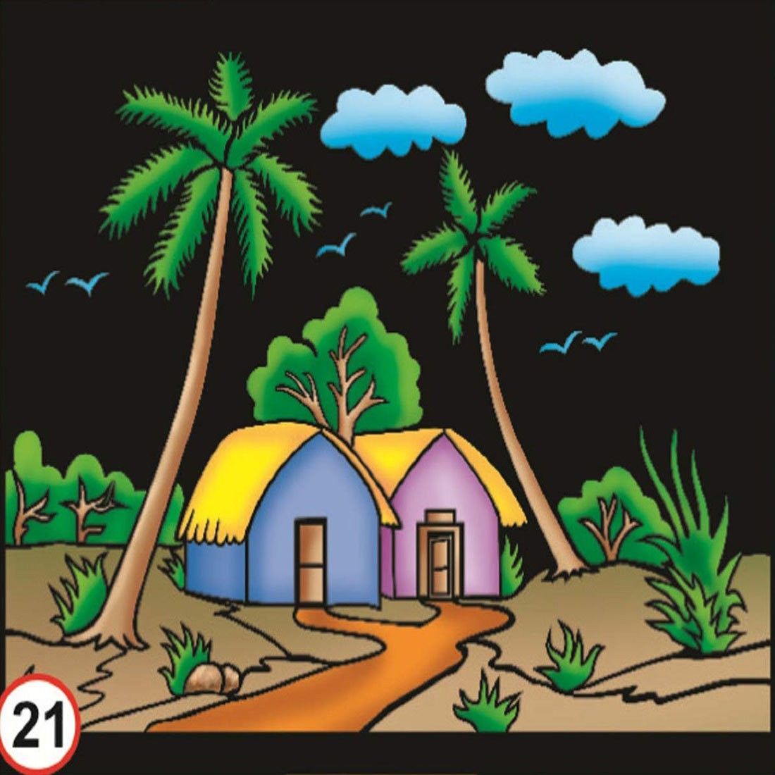Emboss Painting Kit Medium - DESIGN 21-image-22