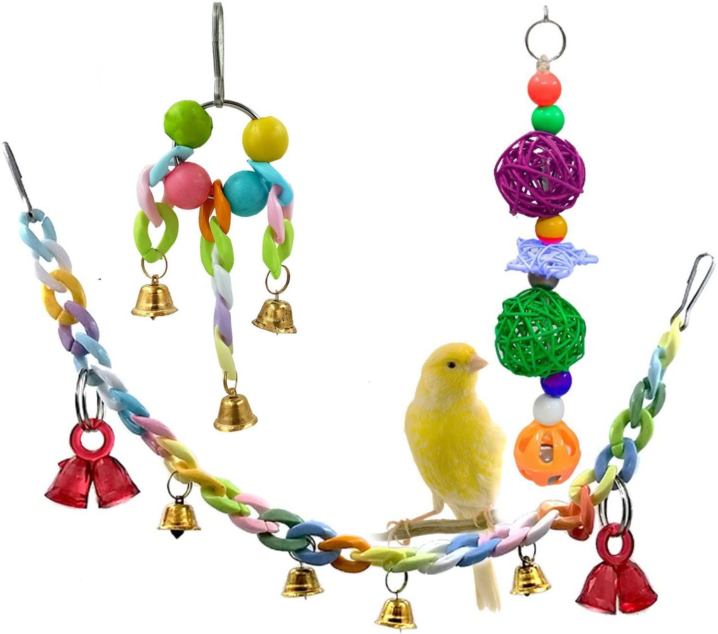 jainsons pet products Wooden, Plastic Perch For Bird-picture-27