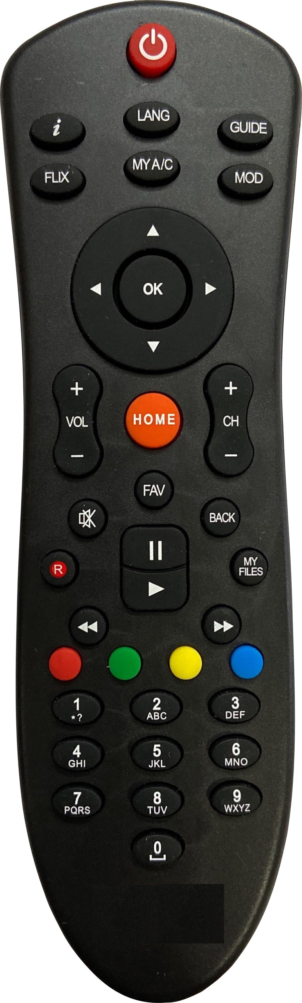 SHIELDGUARD Remote Control No. 543, Compatible for Set-Top Box with Recording Feature Dish TV Remote Controller image 1