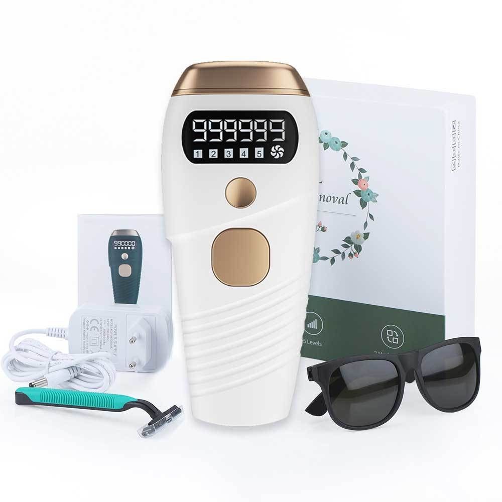 ClothyDeal IPL Ultra Permanent&Painless FullBody Laser HairRemoval Machine 999,999 Flashes Corded Epilator