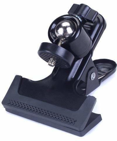 MILLETS Branded Black Metal Photo Studio Flash Spring Clamp Clip Mount with Multi Purpose 1/4" Mini Tripod Ball Head Kit Shoe Mount for All DSLR Camera Stand F.LCD Monitor D2C Flash Shoe Adapter-picture-14