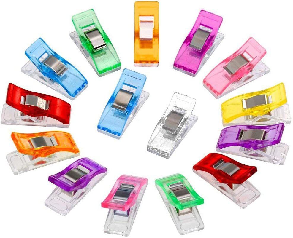 syga Swing Clips Multicolor for Sewing Craft Clamps, Crafting, Crochet and Knitting - 20 PCS Knitting Pin-picture-47