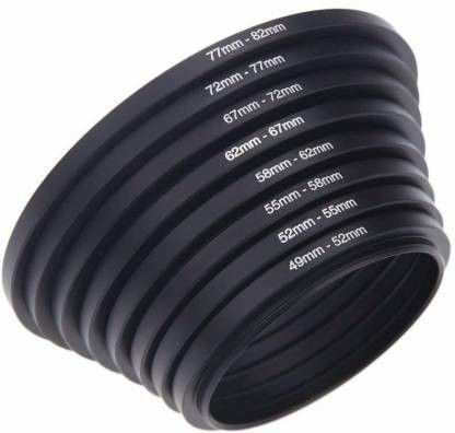 MILLETS Branded (Made in India) 49mm-82mm Lens Stepping Ring,Include 8 Stepping Rings 49mm-52mm, 52mm-55mm, 55mm-58mm, 58mm-62mm, 62mm-67mm, 67mm-72mm, 72mm-77mm,77mm-82mm Stepping Rings SetLens Hood-image-37