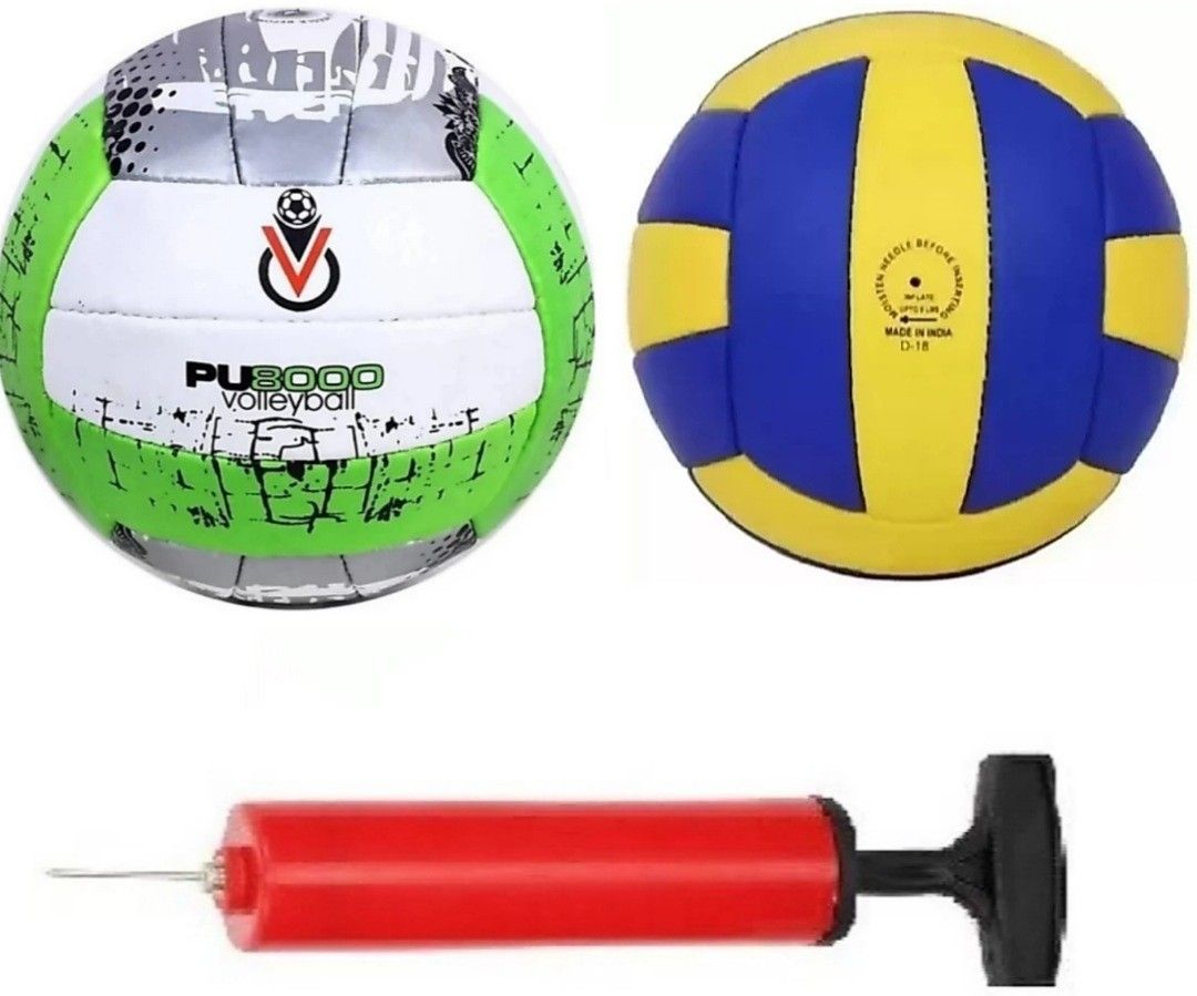 vinayak green pu volleyball and classic volleyball combo Volleyball - Size: 4-image-43