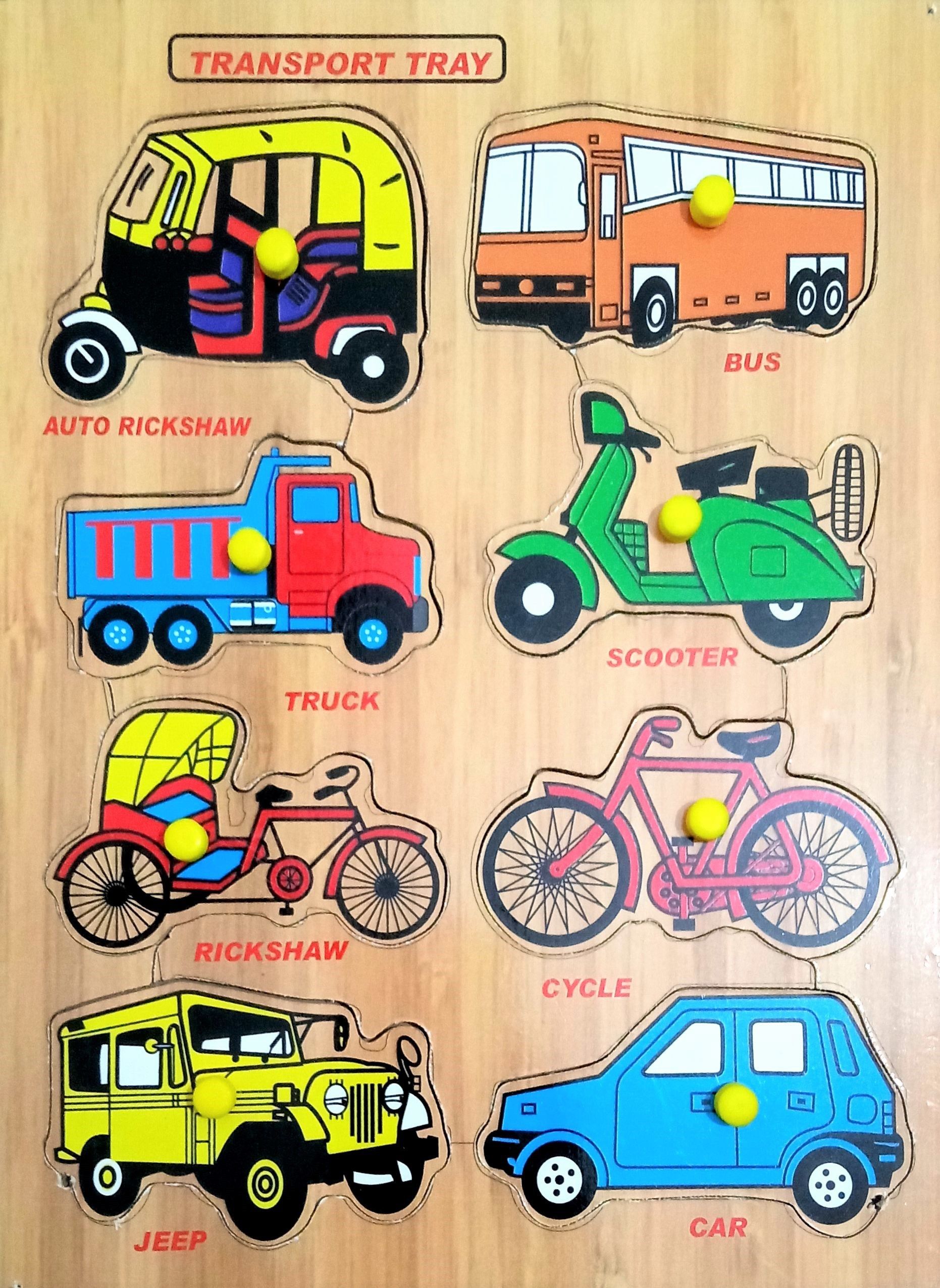 mecdoit international Mode of Transport Wooden Puzzles-8 Pices-picture-14