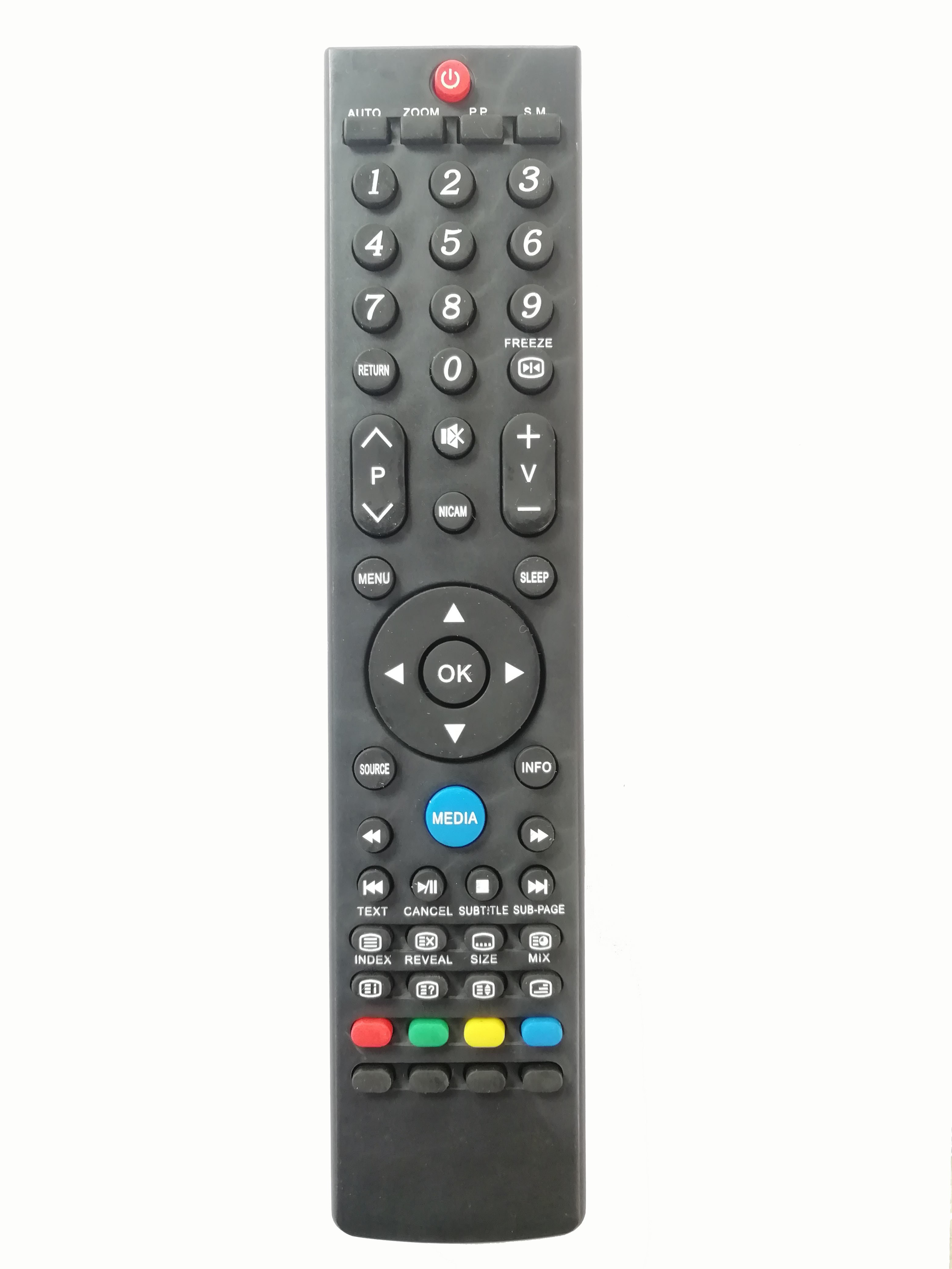 LipiWorld LED LCD Smart TV Remote Control Compatible for (Media) SKYWORTH Remote Controller image 1