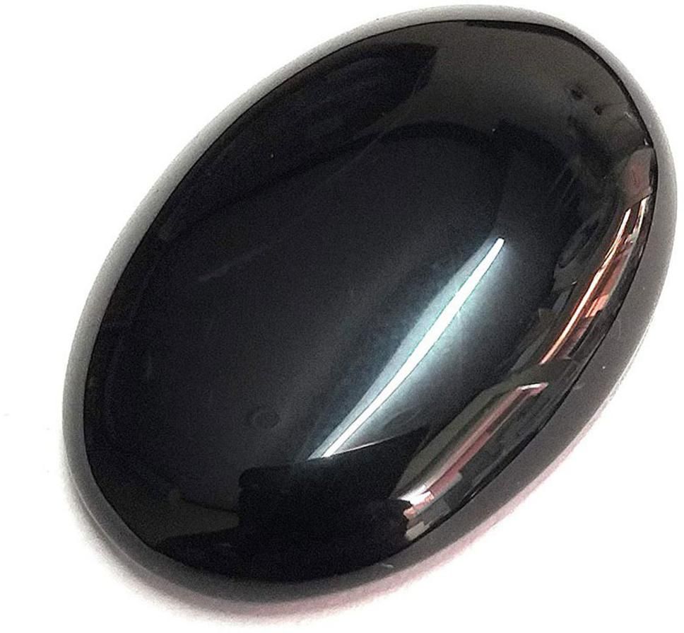 Sahiba Gems Black Cut Natural Agate Gemstone-picture-43