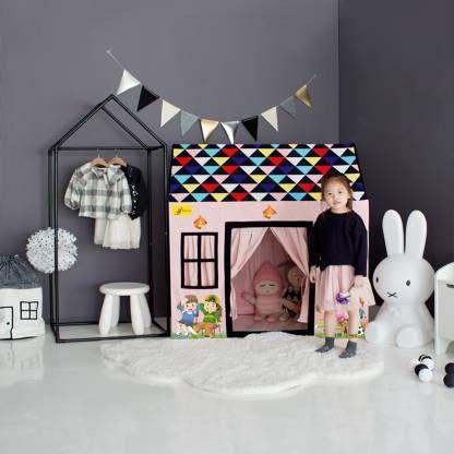 Jumbo Size Extremely Light Weight , Water Proof Kids Play Tent House for 8 Year Old Girls and Boys Brown