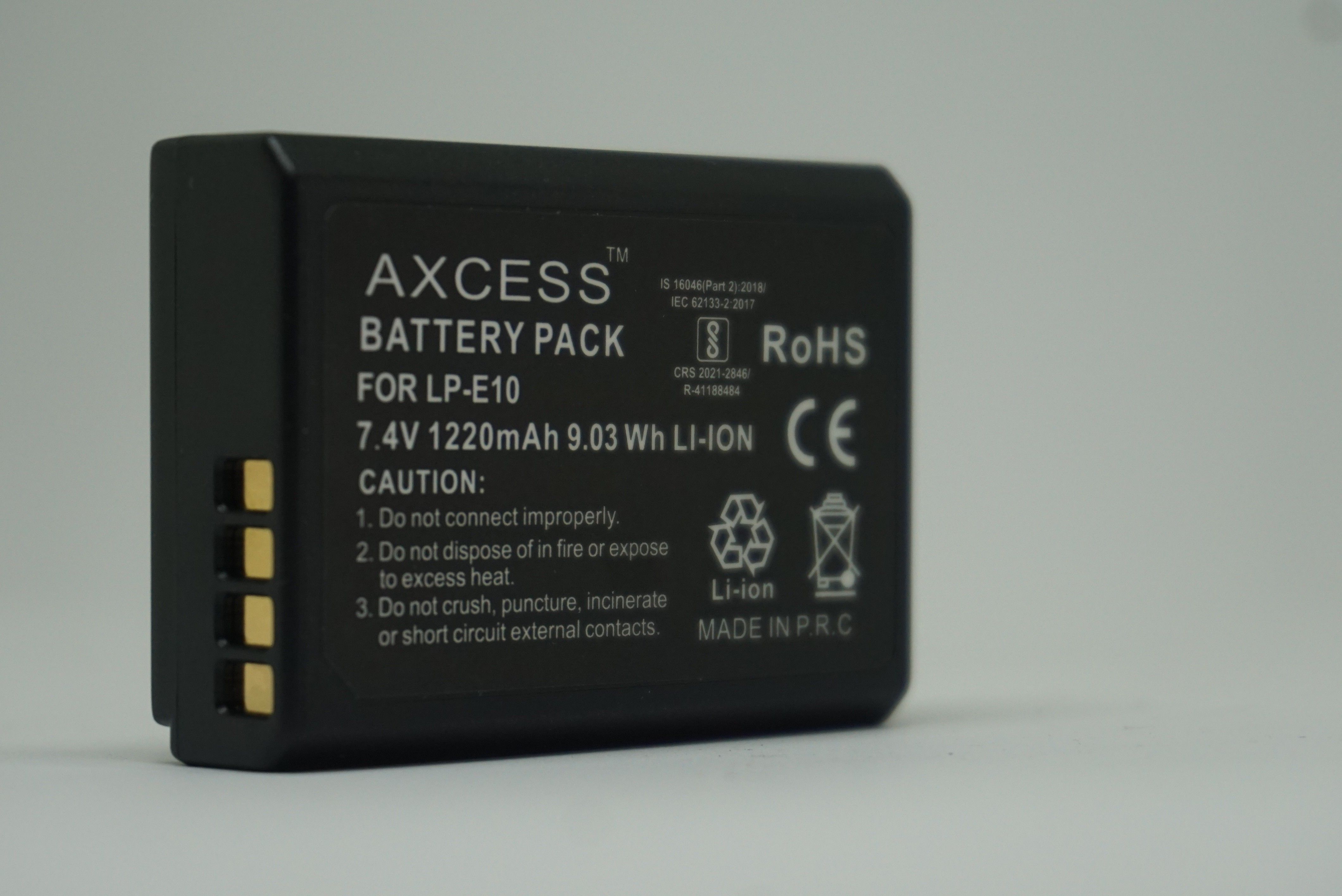 LP-E10 7.4v 1220mAh Lithium-ionfor Canon T3 Rebel T5 Rebel T6 Rebel T7 Rebel T100 1100D 1200D 1300D 1500D 2000D 3000D 4000D Camera Battery-image-46