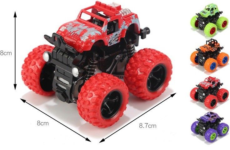 BEST BUY Mini Monster Racing Truck Toy Rubber Tires Toy New Collection Toy Car Truck for baby, kids action figure Mini Car Monster Truck Multi Color and Multi Print Indoor Games Mini Monster Friction Powered Truck Pull Back Cars Toys, Manual 360 Degree Stunt Car Friction Powered Cars Push go Truck for Toddlers Kids, Child, baby Gift Baby Boys Super Cars Blaze Truck Children Gift Toys, Action Toys Mini Off-Road Vehicle Inertia Car Educational Toy 4 Wheel Drive Vehicles for Toddlers Non-battery Operated Car Baby Toy For Fan, Enjoy Sports Toys-image-7
