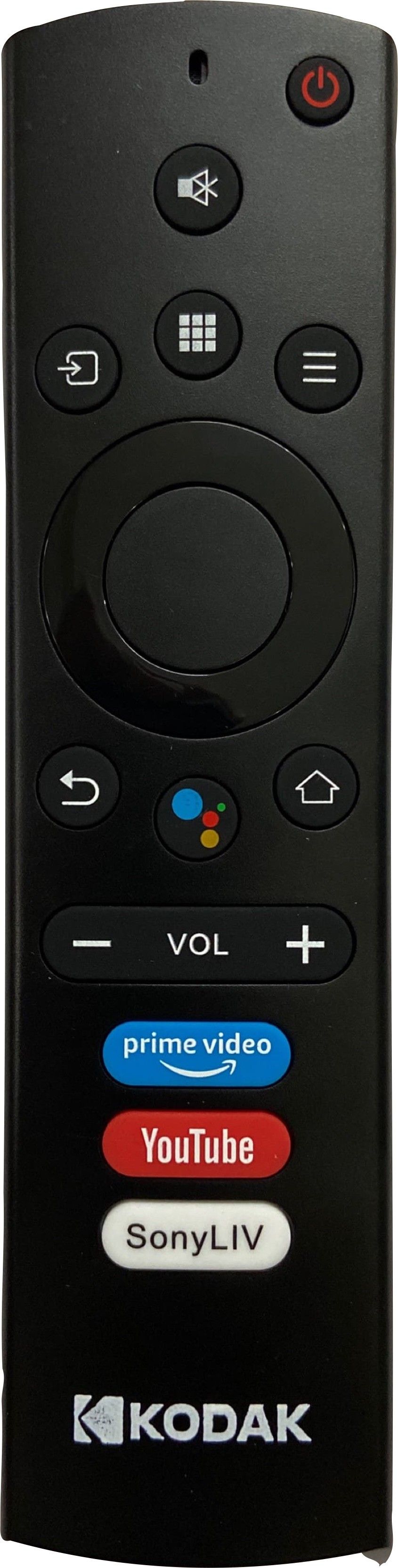 SHIELDGUARD Voice Assistant Remote Control Compatible forSmart LED TV (Black) Kodak Remote Controller