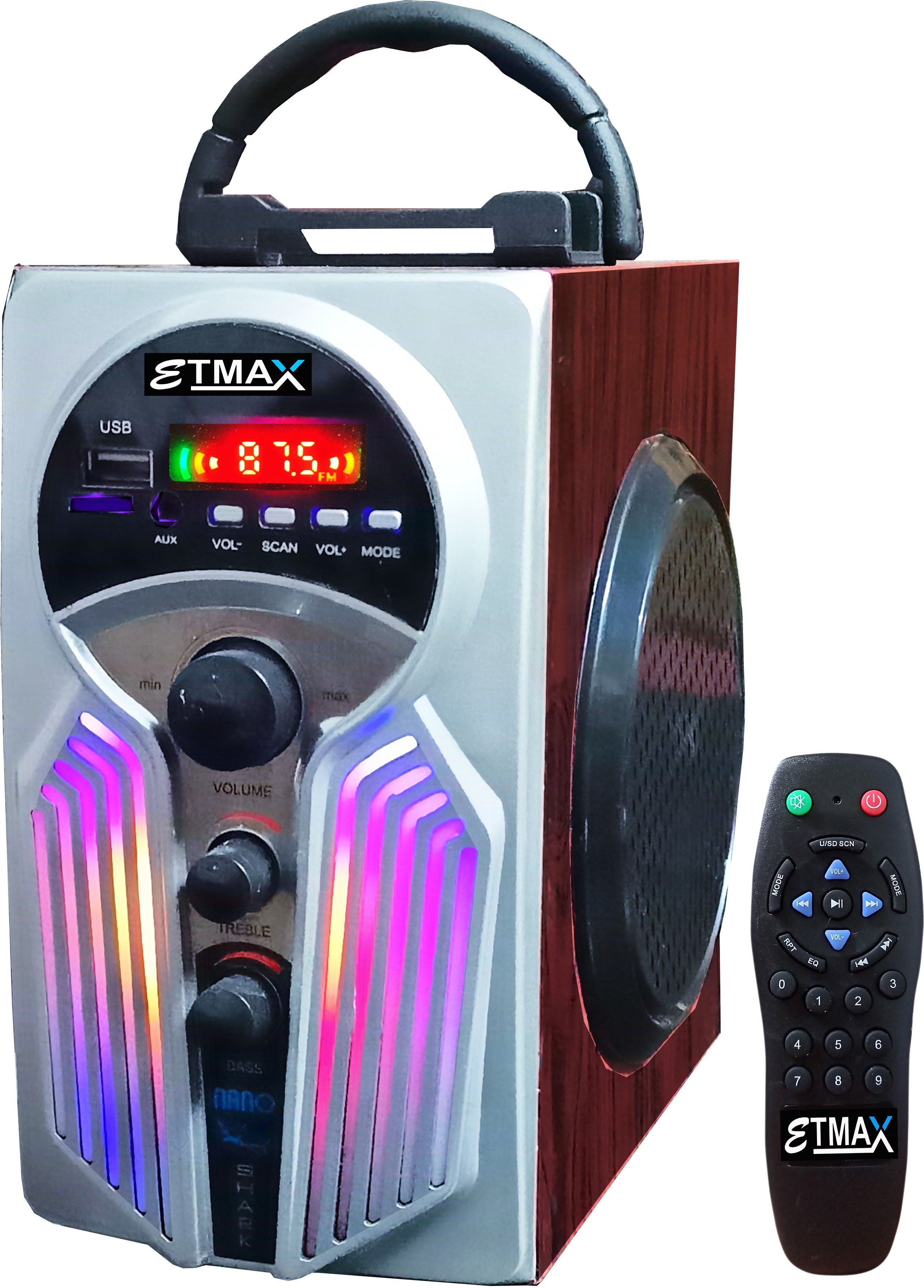 etmax NANO SHARK GOLD Bluetooth 35 W Bluetooth Home Theatre