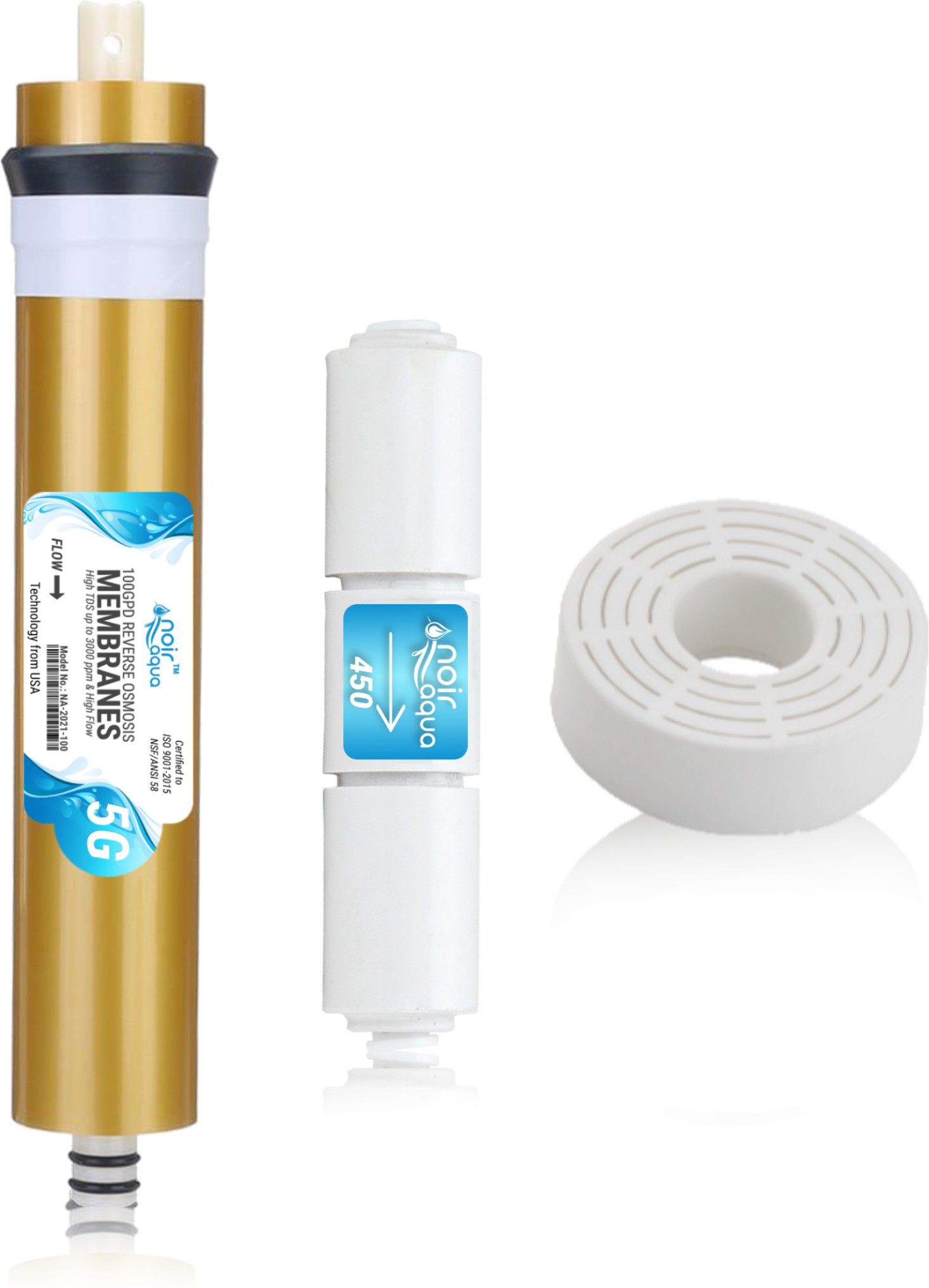noir aqua RO Membrane 100GPD Solid Filter Cartridge-picture-16