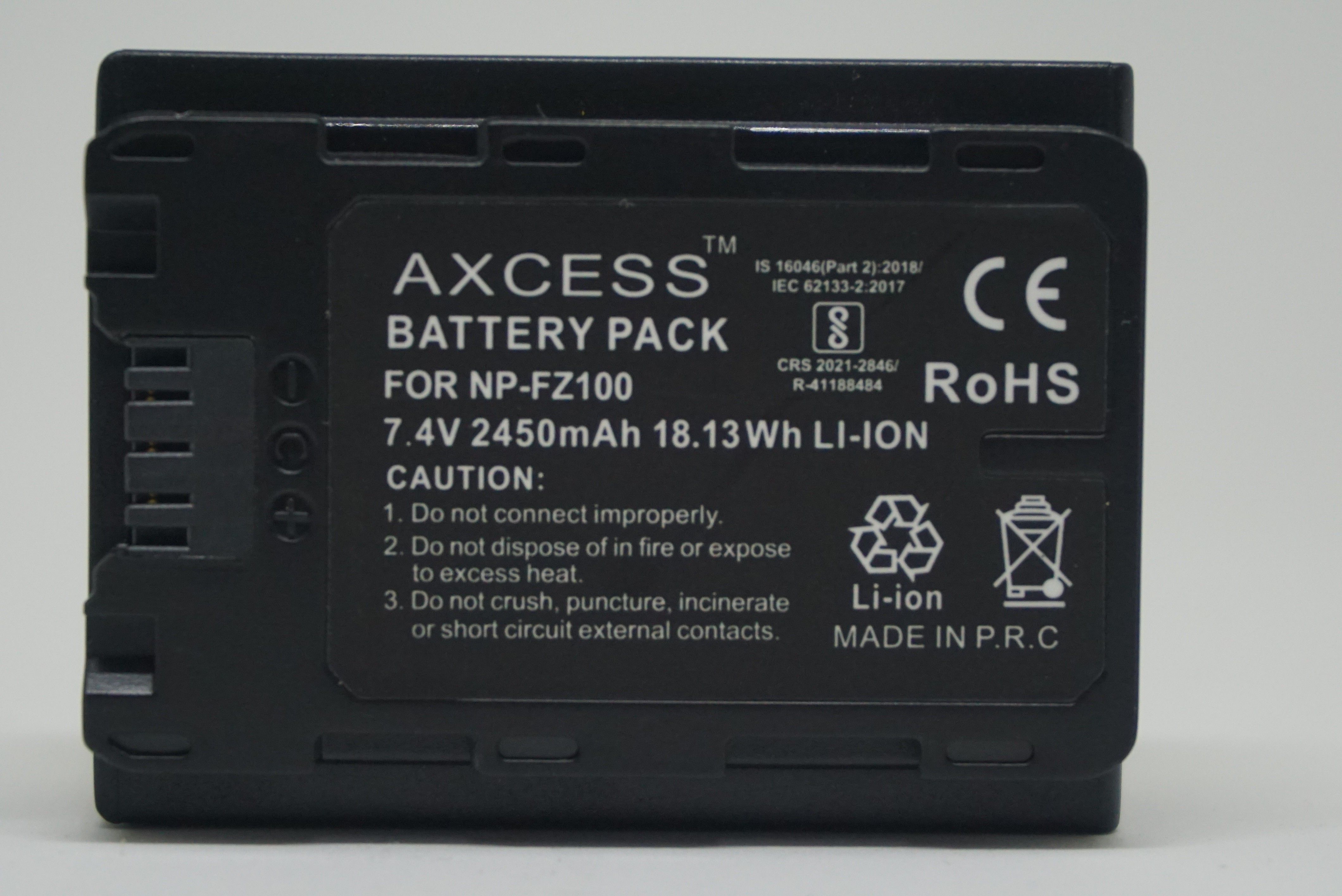 NP-FZ100 for Sony A7 III, A7R III, A7R IV, A9, Alpha 9, A7R3 Camera Battery-image-6
