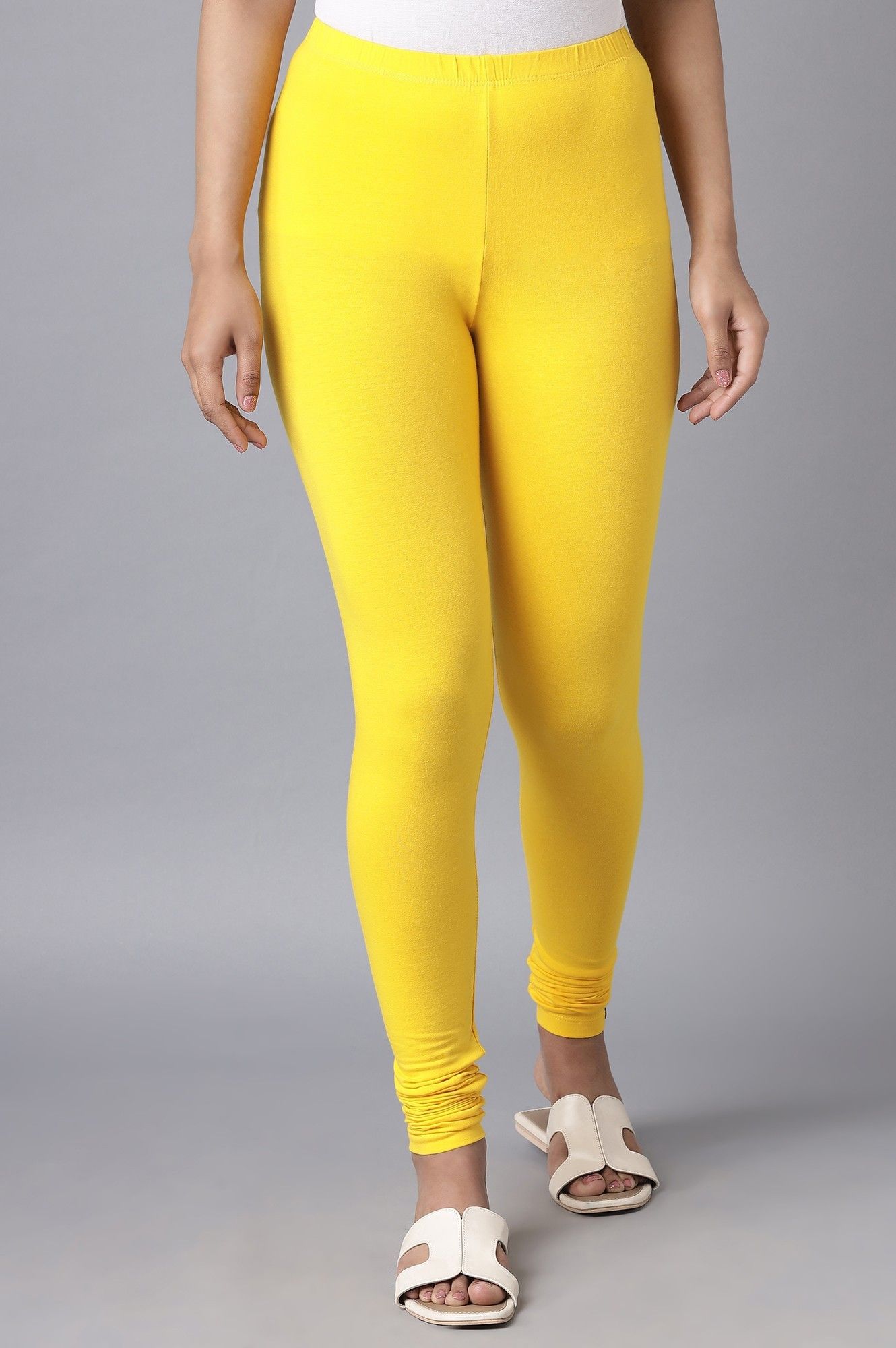 Cotton Lycra Blend Women Churidar-image-40