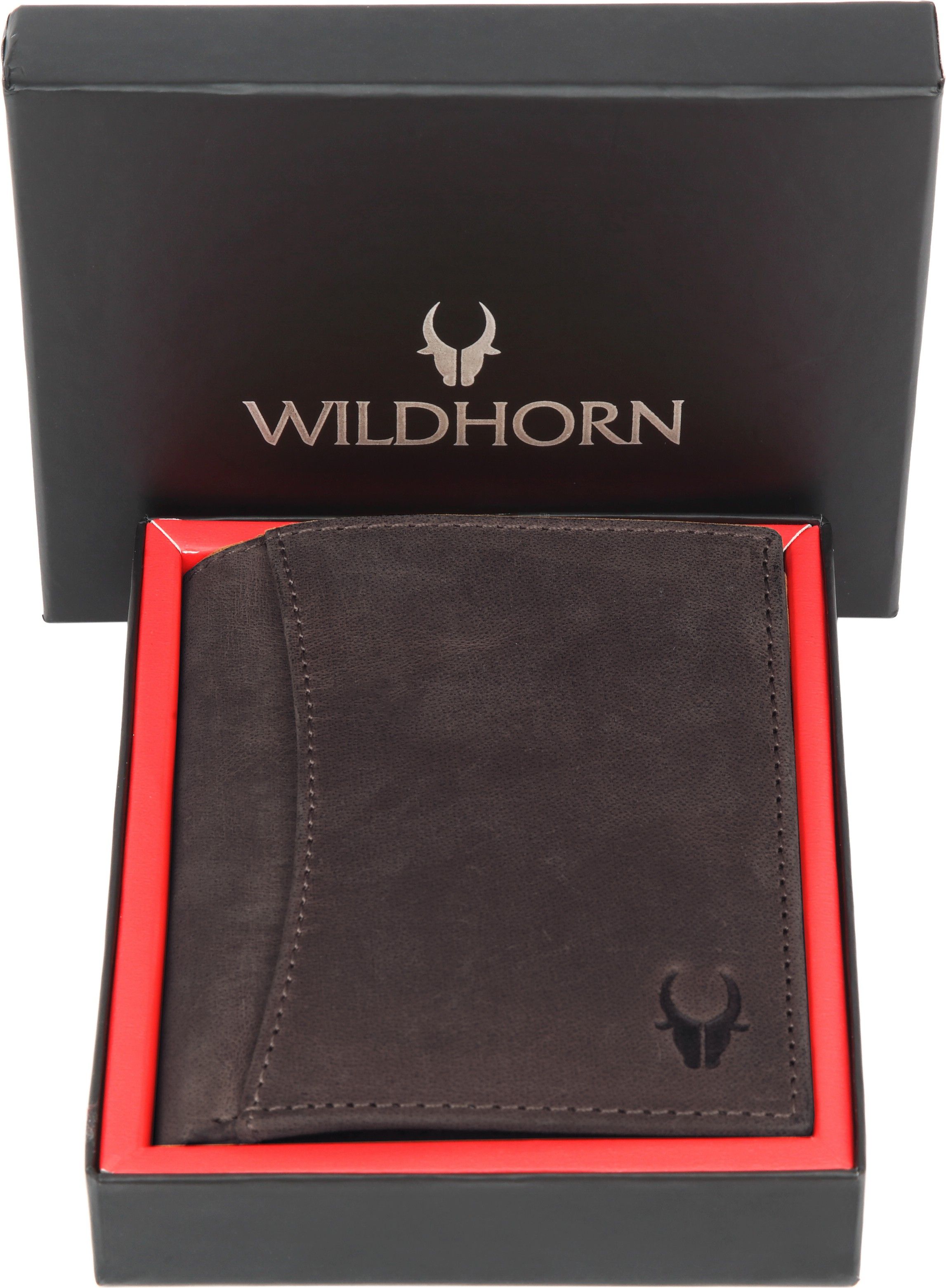 wildhorn Men Casual Brown Genuine Leather RFID Wallet-picture-26