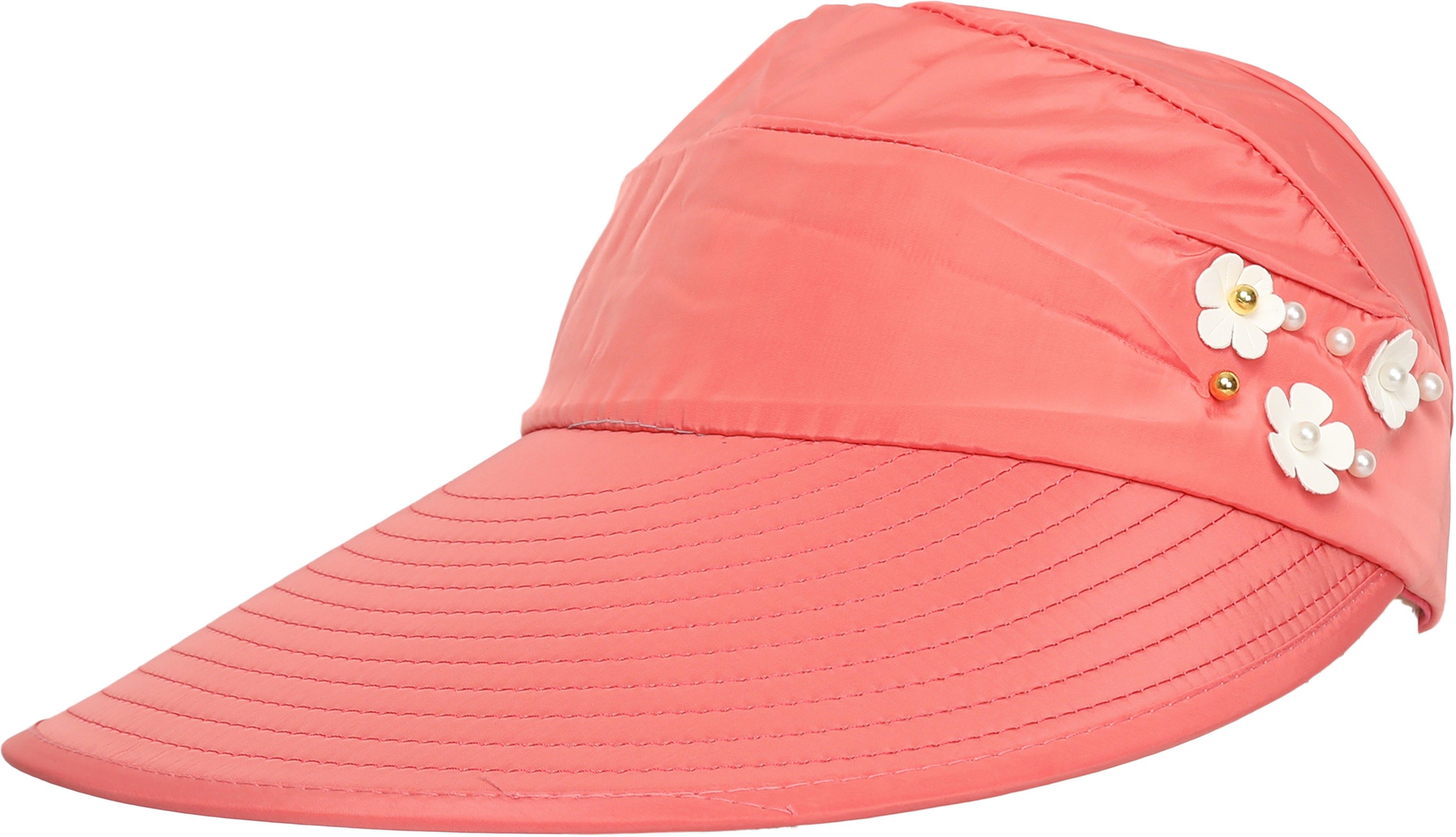 FabSeasons Sun Visor Hats Women Large Brim Summer UV Protection Beach Cap