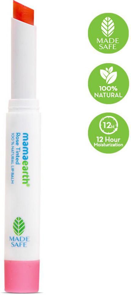 mamaearth Rose Tinted 100% Natural Lip Balm for bright Lips, With Rose & Castor Oil For 12 Hour Moisturization Rose-picture-24