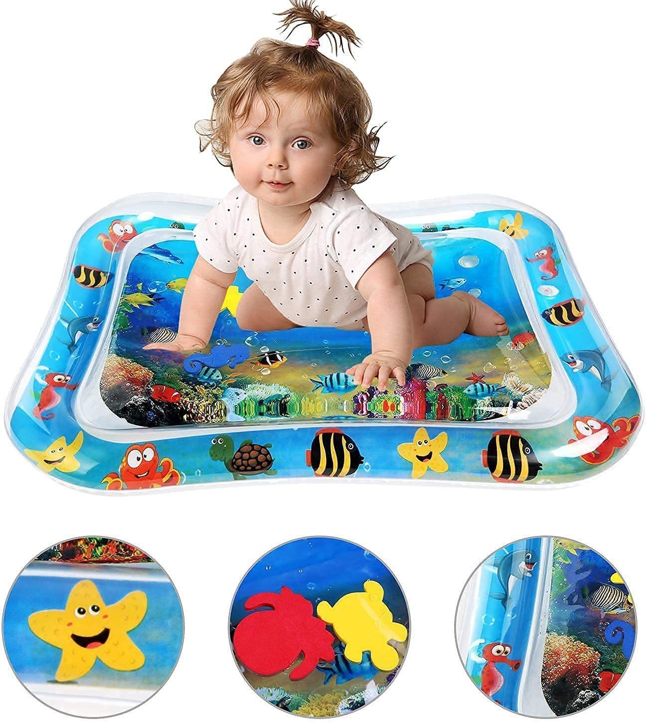 Crawling Baby Carpet Inflatable Tummy Time Water Play