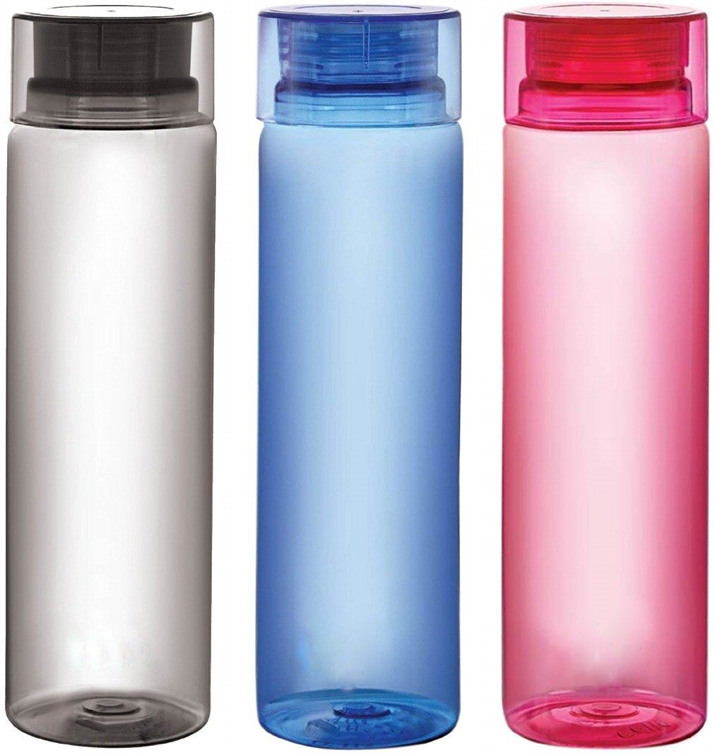 lachoiceit Plane Pattern 3 Pieces Plastic Water bottle multi colored 1000 ml PET Bottle-picture-20