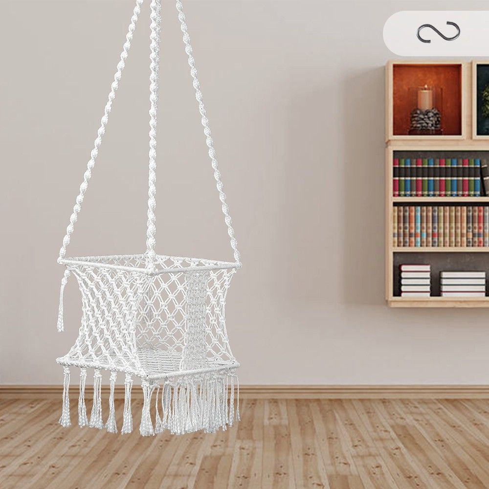 patiofy Handmade Square Swing for Kids/ Swing for Kids 1-5 Years for Home Swings-picture-36