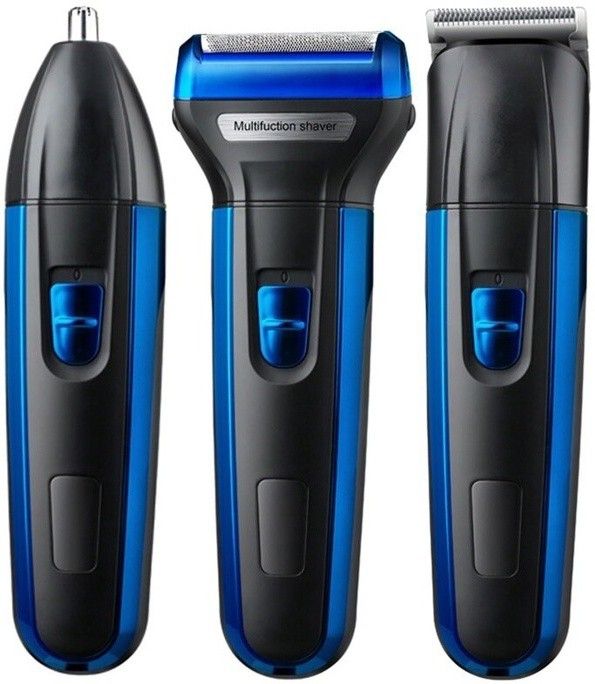 Trinsm Multifunctional 3 In 1 Ear Nose Hair Beard Cutting CleanMaster Electric Rechargeable Hair Trimmer - Operating Trimmer 90 min Runtime 3 Length Settings-image-6