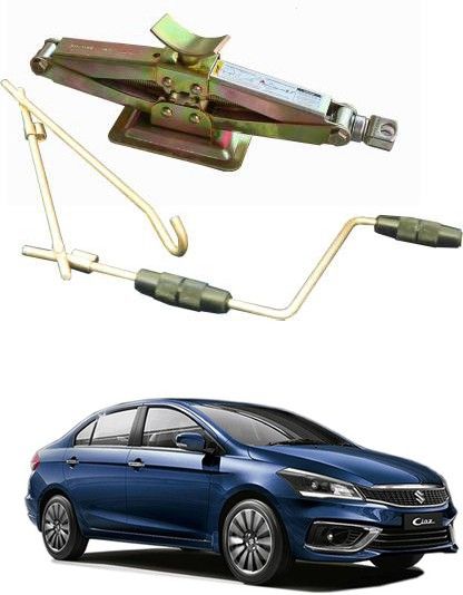 Heavy Duty/Manual Scissor Jack set (incl. Handle) For New Ciaz Vehicle Jack-image-26