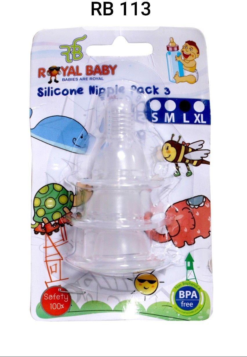 basics 21 Baby Feeding Nipples (Pack of 3) New Born Flow Nipple-picture-17