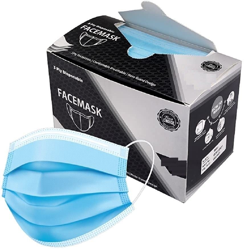 dm eco Disposable 3 ply Surgical Mask Premium Quality CE / ISO 9001:2015 Certified Surgical Mask Surgical Mask With Melt Blown Fabric Layer-picture-25