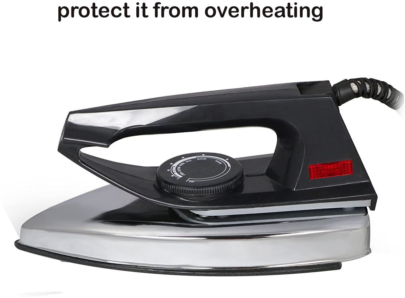 New Popularity Iron Press of Energy to Effectively Remove Tough creases so that you Get wrinkle-free clothes its ergonomic Handle gives you a secure Grip for a convenient ironing experience 7500 W Dry Iron-image-36