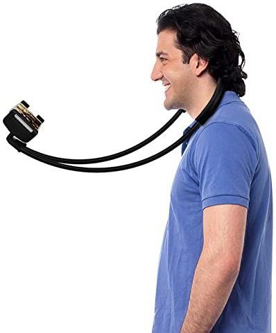 Viraan Lazy Bracket Universal 360 Degree Rotation Flexible Phone Selfie Holder Neck Bed Mount Anti-skid Mobile Holder-image-14