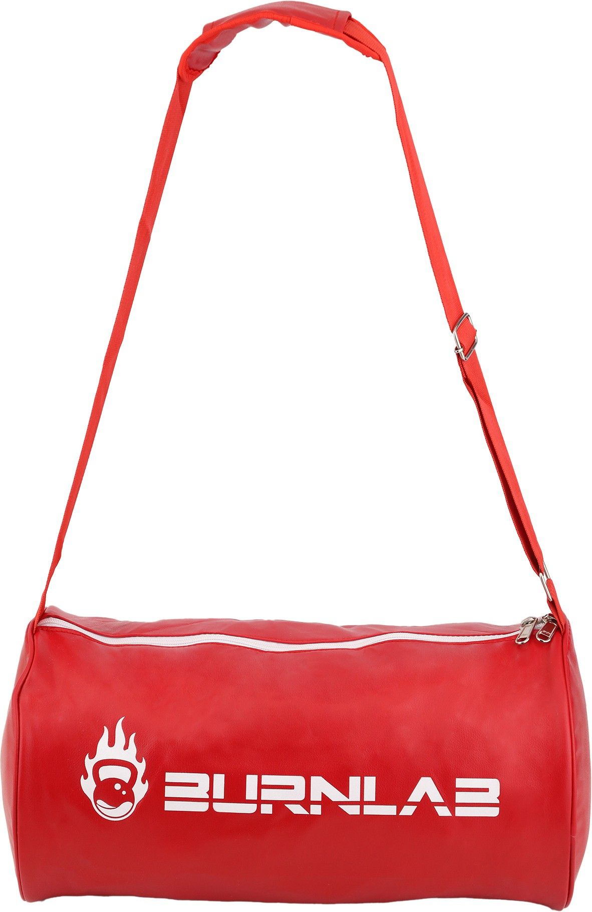 Gym Faux Leather Bag( Red)