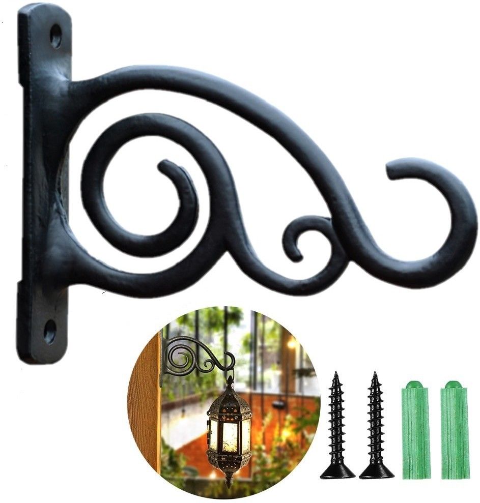 new Plant Hanger Hook for Planters Lanterns Wind Chimes Indoor Outdoor Container Set Shelf Bracket-image-47