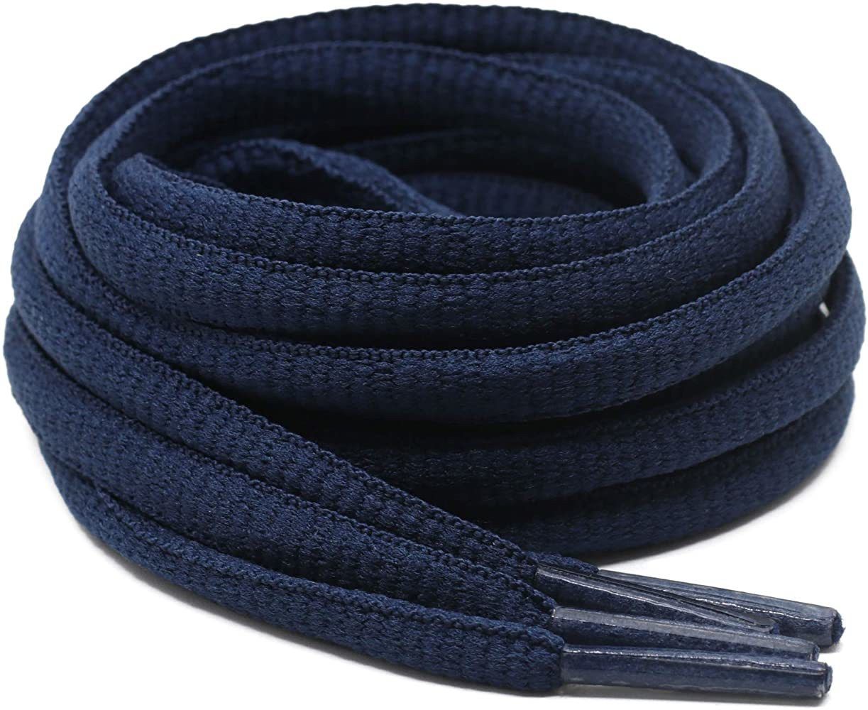 HOME13 Round Oval Shoes laces Athletic Shoe Laces for Sport/Running Shoes Shoe Strings (47inch_120cm, Navy Blue Color, 4) Shoe Lace-image-27