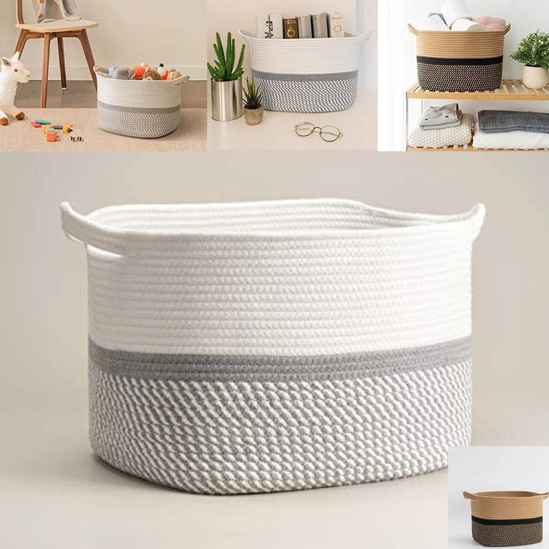 textile and beyond Cotton Storage Basket-picture-11