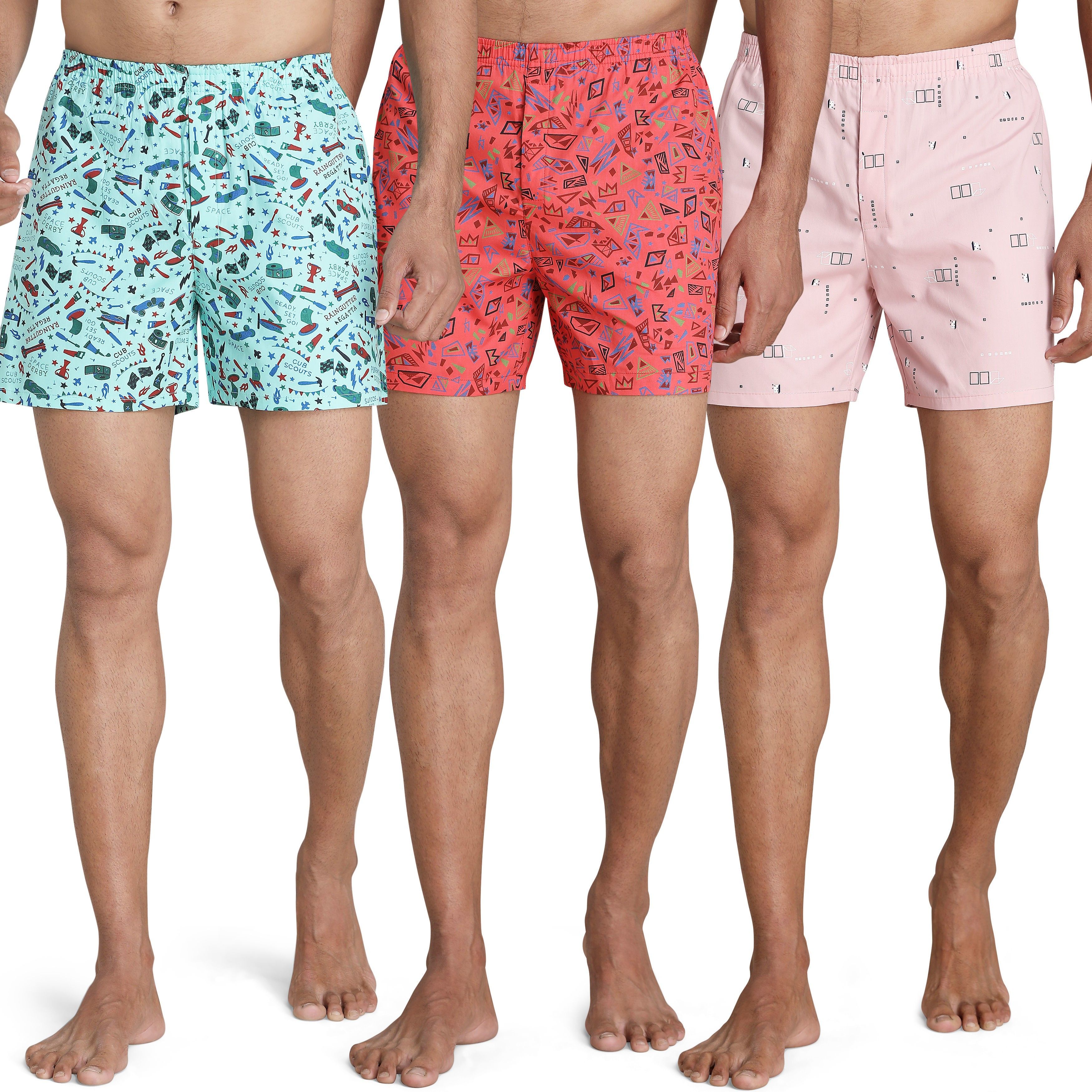 estro Pack of 3 Printed Women Boxer-picture-26