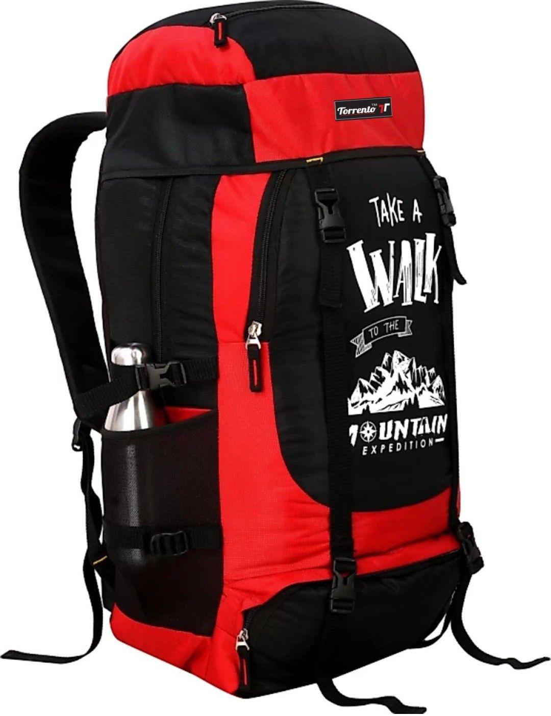 55 L Polyester Trekking Hiking Outdoor Camping Travel Backpack Luggage Bag Rucksack - 55 L-image-49