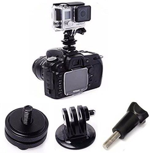 MILLETS 1/4'' Hot Shoe Adapter Screw for Sony Canon Nikon DSLR for Gopro 5/4/3 Flash Shoe Adapter-image-25