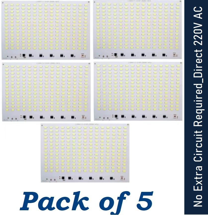 sg flash (Pack of 5) 210 SMD led circuit board kit for 200 watt|Light Board|Led Panel| Electronic Components Electronic Hobby Kit-picture-17