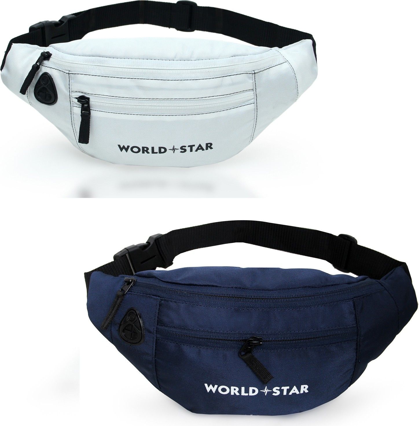 Worldstar Small Hiking Trekking Travelling Sports Waist Pouch Cycling Walking Running Bags combo waist bag Pack for Waist Bags for Men Women Chest Crossbody (white&blue)-image-39