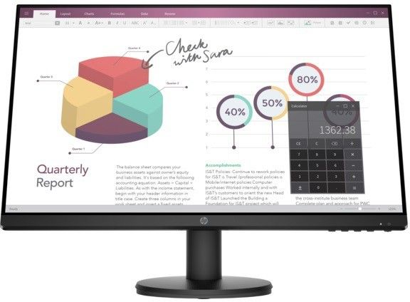 HP 60.45 cm (23.8 inch) Full HD LED Backlit Monitor (P24v G4)-image-20