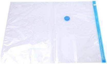 Vacuum(80 x 120) Real Space Cloth Storage Reusable Ziplock Space Saver Bags Travel Storage Vacuum Bags