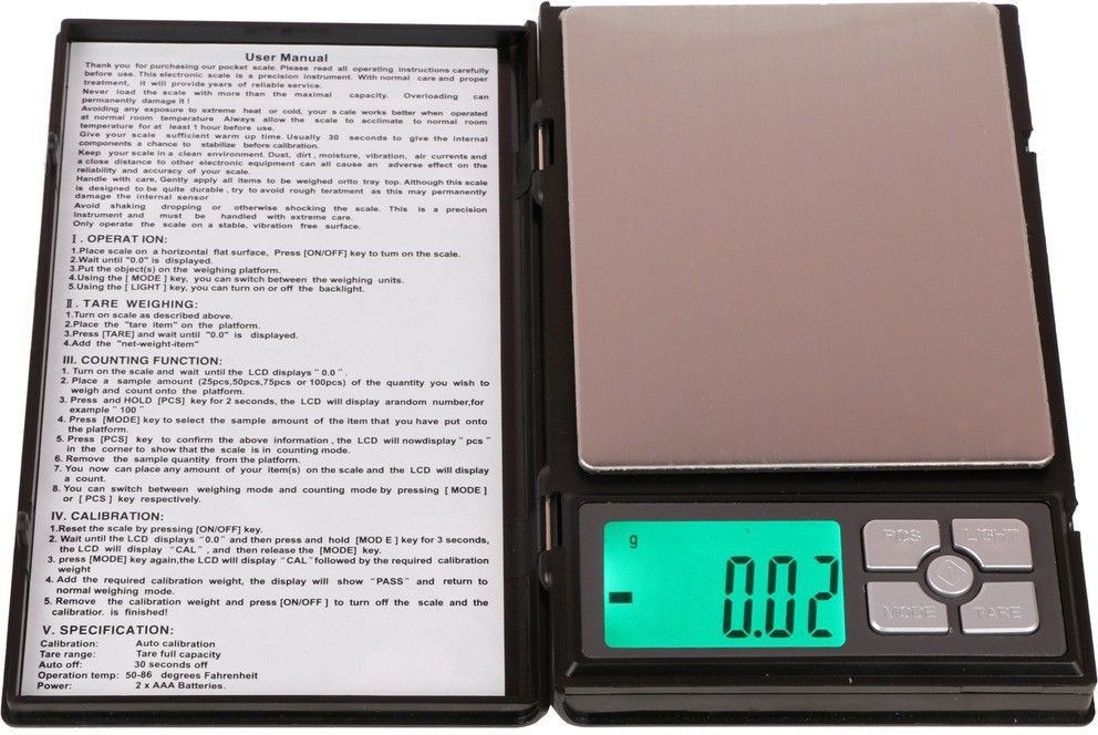 SELVES Notebook Digital Pocket Weighing Scale-image-1