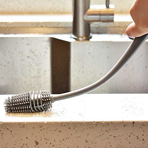 ® 33 cm Long Silicone TPR Bottle Cleaner for Washing Water Bottle, Narrow Neck-image-17