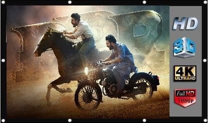 Savsol 106 Inches Diagonal 16:9 Aspect Ratio, 92 Inches x 52 Inches, Supports UHD-3D-4K Projector Screen (Width 234 cm x 132 cm Height)