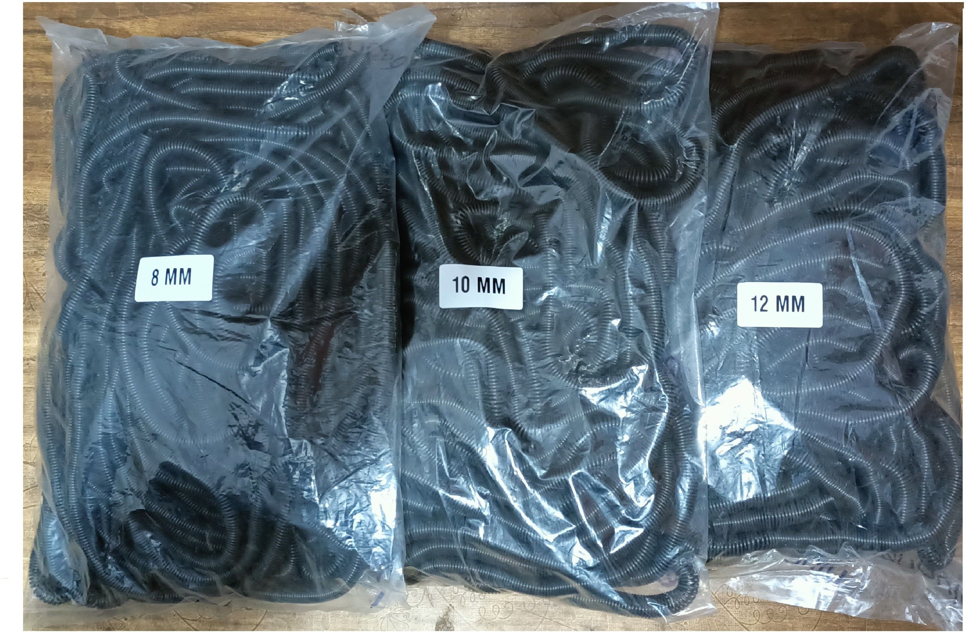 RAMKE Spiral Binding Ring 8mm,10mm,12mm black (Pack of 3 packet) Manual Ring Binder