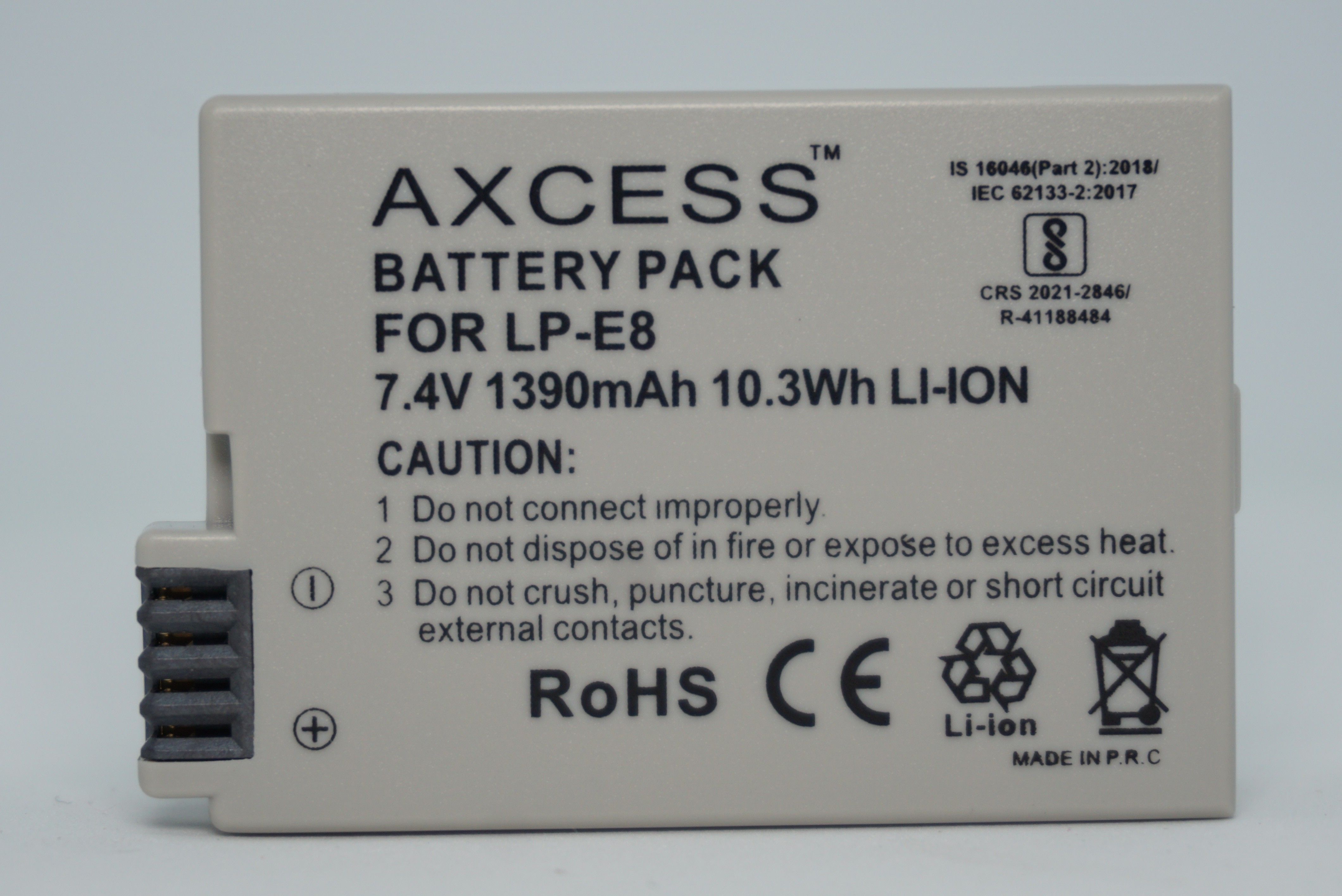 axcess LPE8 RechargeableCompatible with Canon EOS 550D,600D,650D,700D CameraBattery-picture-12